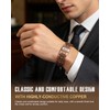 Copper Bracelet for Men, 99.99% Pure Copper Jewelry Cross Magnetic