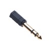 Insignia 1/4"-to-3.5mm Mini Headphone Jack Adapter - Black