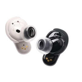 AZLA SednaEarfit Crystal para auriculares Bose, 3 pares, puntas de repuesto para auriculares Bose, compatible con Bose Quietcomfort Ultra, Bose QC Earbuds II (juego de tamaño M)