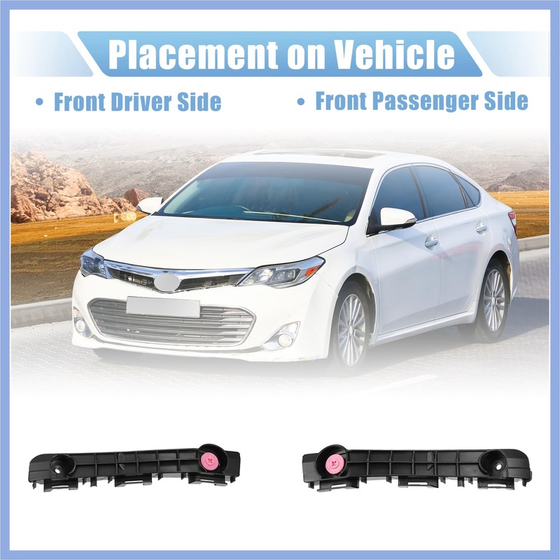 PARSLUCK 1 Pair Left and Right Side Front Bumper Mounting