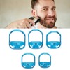 Goatee Shaving Template, Set of 5 Sizes Beard Shaping Tool,