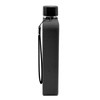 Flat Water Bottle Plastic Leakage Proof Transparent Square Portable A5
