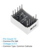 PATIKIL 10pcs Common Cathode 7 Segment 10 Pin 1 Bit