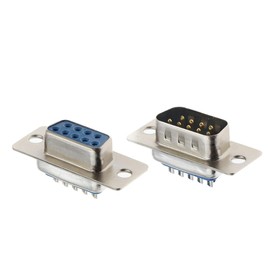 Jienk 20PCS DB9 Male and Female Solder Type Connector, RS232 Serial 9 Pin D Sub Adapter for PC Accessories(Male x 10, Female x 10)