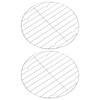 uxcell 2Pcs 11" Round Cooling Rack, Roasting Baking Steaming Cooling