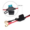 12V-24V Eylet O terminals to Alligator Clip Cable Power 16AWG