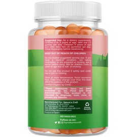 USDA Organic Kids Multivitamin Gummies - Vegan Organic Multivitamin for Kids 2+ with 14 Essential Vitamins and Minerals - Daily Kids Gummy Multivitamins - Vegan Nut Free & Non-GMO (120 Count)