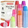EXTRAPINS Pack of 100 Shot Cups, 6 cl/60 ml Shot