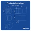 HB-DIGITAL Keystone Module with USB 2.0 BF/AF Socket | Multimedia