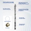 Four-Flute Sawtooth Eccentric Drill Bit, Multifunction Drill Bit Set High