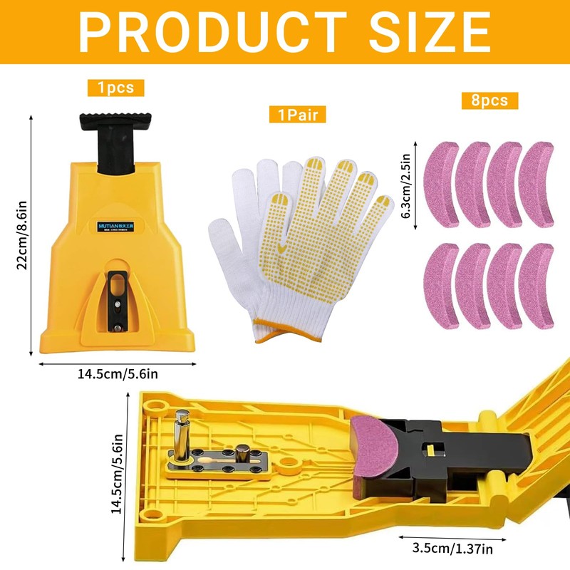 Manual Chain Sharpener, Chainsaw Sharpener, Professional Saw Chain Sharpener, Chainsaw