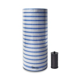 Veltec Premium Pricing Labels for Monarch 1110 Price Gun, 16 Rolls, 17,000 Labels, Ink Roller Included (Blue)