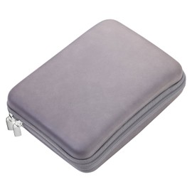 TROIKA TRAVEL CASE – CBO11/GY– Organizer-Etui mit Reißverschluss – Kabel-Organizer, Reise-Kosmetik– 3 Innenfächer – 6 Elastikband-Schlaufen – Trennwand – TROIKA-Original