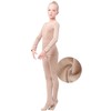 Daydance Girls Kids Nude Thermal Underwear Fleece Lined Ballet Warm