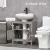 LJLB Space-Saving Pedestal Sink Storage Cabinet for Bathroom, Under Sink