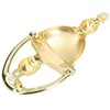 KOTARBAU Door Knocker 170 x 80 mm Polished Brass Decorative