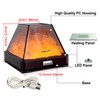 HISUNY 2-in1 Smart Heating Essential Oil System Himalayan Salt Lamp,