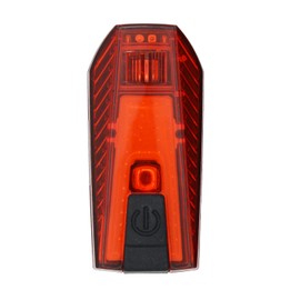 nean Fahrrad Akku Rückleuchte mit Bremsleuchte, Auto-EIN-Aus und StVZO-Zulassung, 5,5 Candela