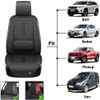 Black Panther Car Seat Cover, 1 Piece Universal Sideless Driver