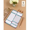 Daily Planner Pad 100 Sheets (Thicker Pages 90gsm) Things to