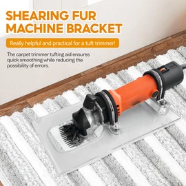 Fenteer Shearing Fur Machine Bracket Easy to Install Shearing Guide Trimmer Tool Accs Thick Carpet Clipper Bracket for Grooming Tools Sheep Shears, B