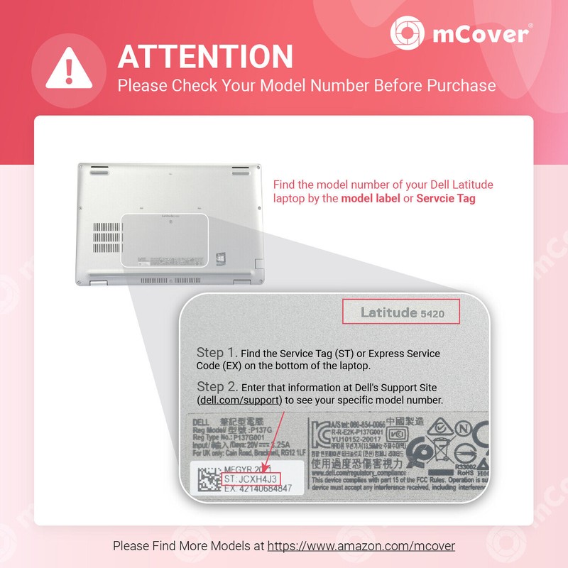Dell NEW mCover® Case for 2021~2022 14" Dell Latitude 5420