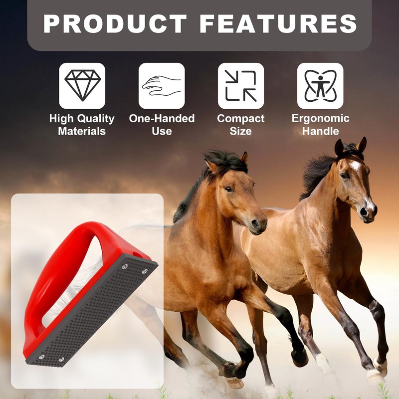 Wadoy Mini Hoof Rasp for Horses, Farrier Rasp for Goat