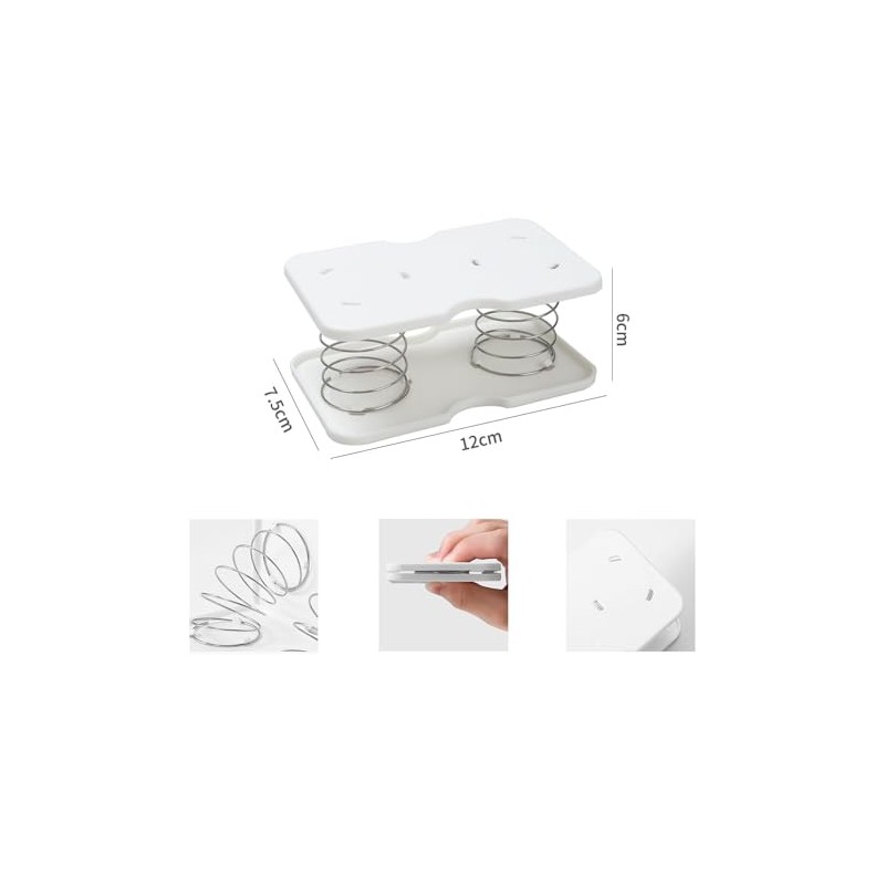 SATiNU Tissue Case, Bottom Lift, Spring, Spring, Easy Removal, Support