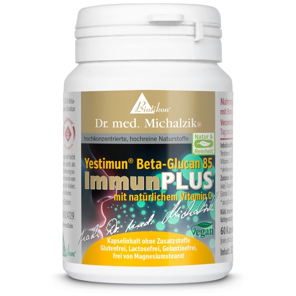 ImmunPLUS Beta-Glucan Dr. med. Michalzik - natürliches Vitamin C -