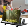 12'' 3D Phone Screen Magnifier HD Screen Amplifier PullOut Bracket