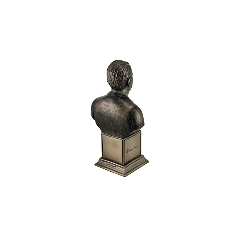 Veronese Design Ronald Wilson Reagan Bronze Finish Statue On Inscribed