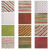 24 Sheets Christmas Pattern Paper, 11.81x11.81 Inch Double-Sided Xmas Craft