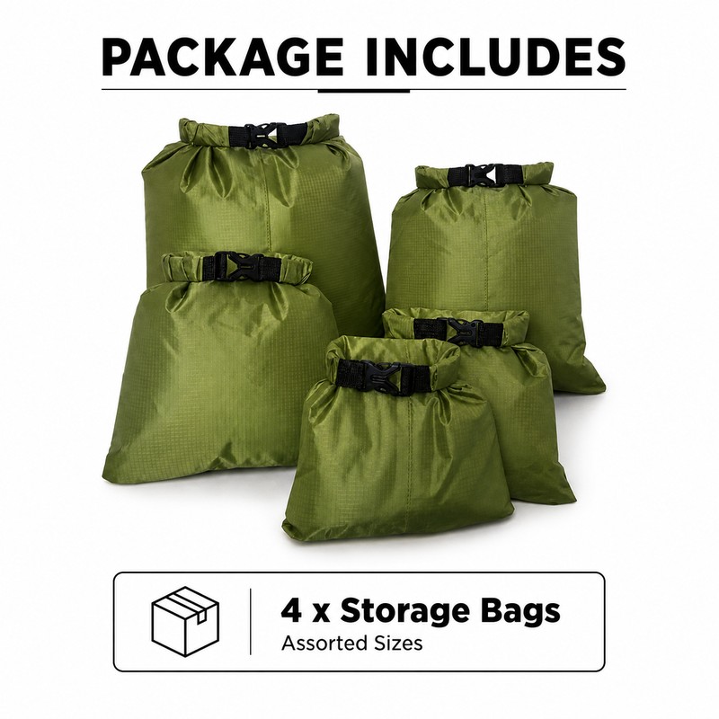 Waterproof Dry Bag Set for Outdoor Gear - 5 Lightweight