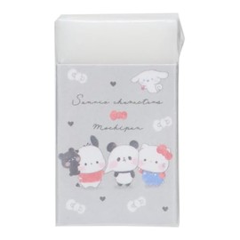 Sanrio x Mochiban [Eraser] Matamaru-kun Eraser, Poppy Rubber/Monochrome Ribbon