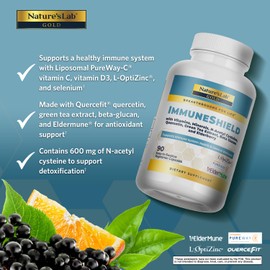 Nature's Lab Nature's Lab Gold ImmuneShield - Supports Immune System Health & General Wellness* - 90 Capsules (30 Day Supply)