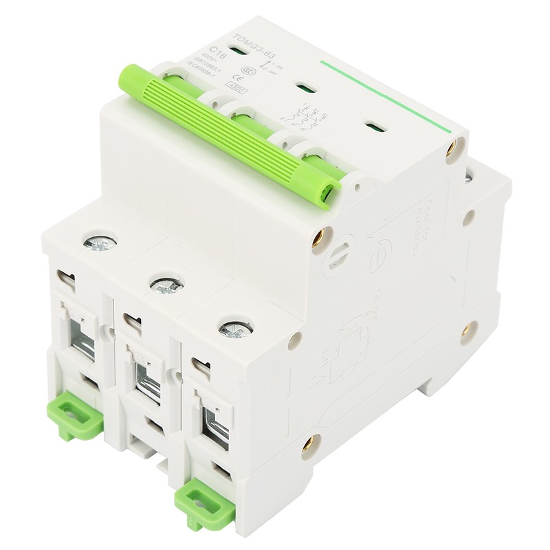 TOMG3-63 3P C type Miniature Circuit Breaker Leakage Protection Air