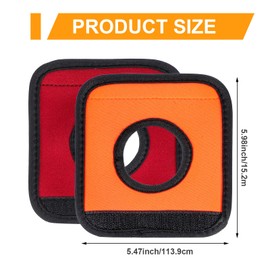 YUXIANLB Luggage Handle Wraps Luggage Identifiers For Suitcases 2Pcs Handle Wraps For Suitcase Bright Color Luggage Tags For Push-Button Handle Trolley Handle And Travel Suitcase Tie Rod Accessories