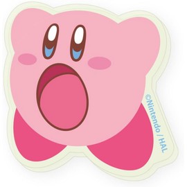 Kirby Phosphorescent Acrylic Sticker Suikomi Approx. H 1.9 x W 2.0 x D 0.1 inches (49 x 52 x 3 mm)