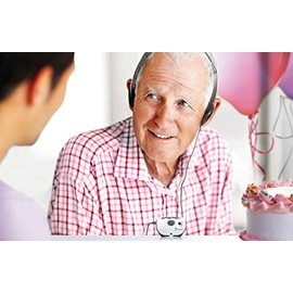 Bellman & Symfon Headphones Listening Device Accessory for Difficult Hearing Situations Made to Pair with Our Separate Audio Products | Feedback Manager | Lightweight