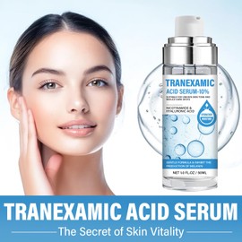 10% Tranexamîc Acid Serum, Dîscoloratîon Correcting Serum, Natural Spot Remover for Face, with Hyaluronic Acid & Niacinamide