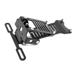 Motorcycle License Plate Bracket for Surron Ultra Bee Off-Road Electric Bike, Universal Applicability Adjustable Tail Light License Plate Holder,Black