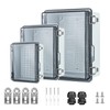 Small Waterproof Electrical Junction Box，IP67 Waterproof Clear ABS Plastic Enclosure
