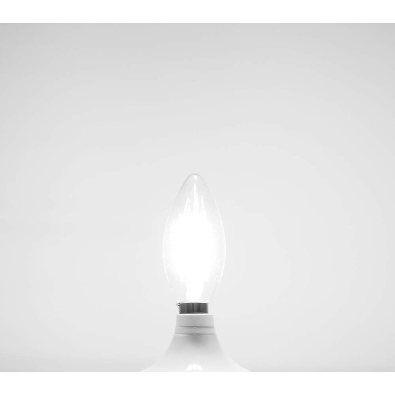 Lamsky E14 LED Filament Candle Shape Light Bulb,E14 European Base