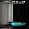 2 Panele Cortinas Blackout Para Ventana 264x240cm Habitacion