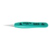 Excelta 3C-SA-ET Straight Very Fine Precision Pointed Tweezers, Ergo-Tweeze TealShield