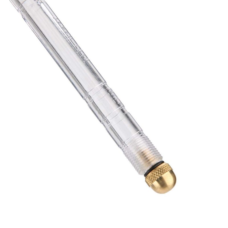 Akozon Glass Cutter, Oil Feed Glass Cutter Professional Plastic Handle