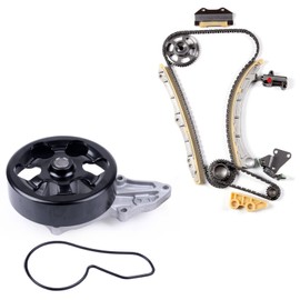 Engine Timing Chain Water Pump Kit Fit for Acura RSX for Honda Civic 2002-2006 2.0L INEEDUP