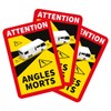 lepni.me 3 Pieces Motorhome Angles Morts Stickers for France |