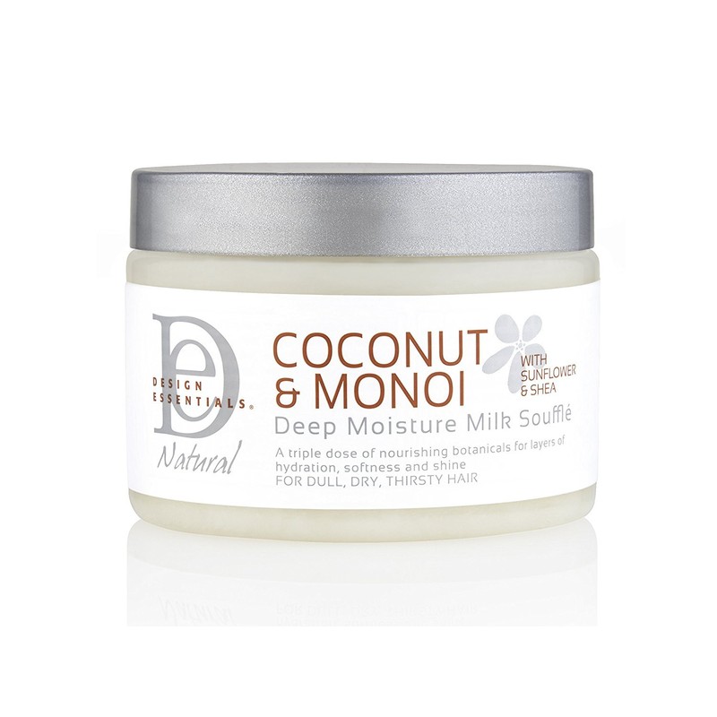 Design Essentials Deep Moisture Milk Souffle, Coconut & Monoi Collection,