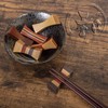 C-RAYS Chopsticks Rest, Japanese Style, Design, Stylish, Cutlery Rest, Wooden,